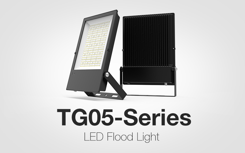 Bracket Mounting LED Flood Light TG05-Series with SMD2835 Chip and 2700K-6500K Color Temperature