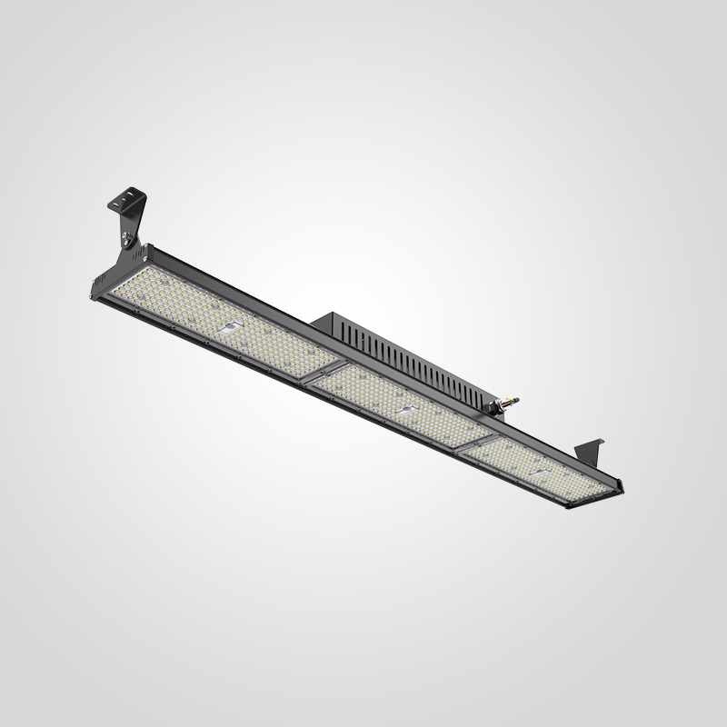 CRI 80 Optional Linear LED Padel Court Light with High Power Efficiency and IK09 Impact Resistance